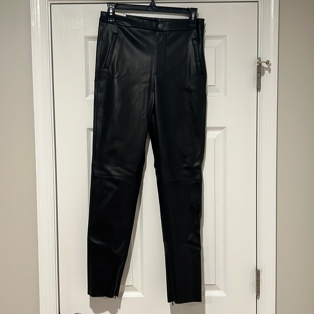 Faux Leather Hi-Rise Leggings